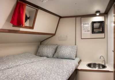 tweepersoonshutten-zevenwouden Tweepersoonshutten op traitioneel zeilschip Zevenwouden