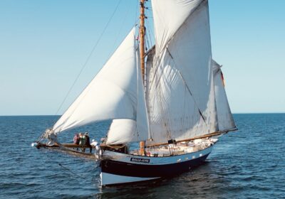 logger_belle_amie Regatta zeilen met een logger