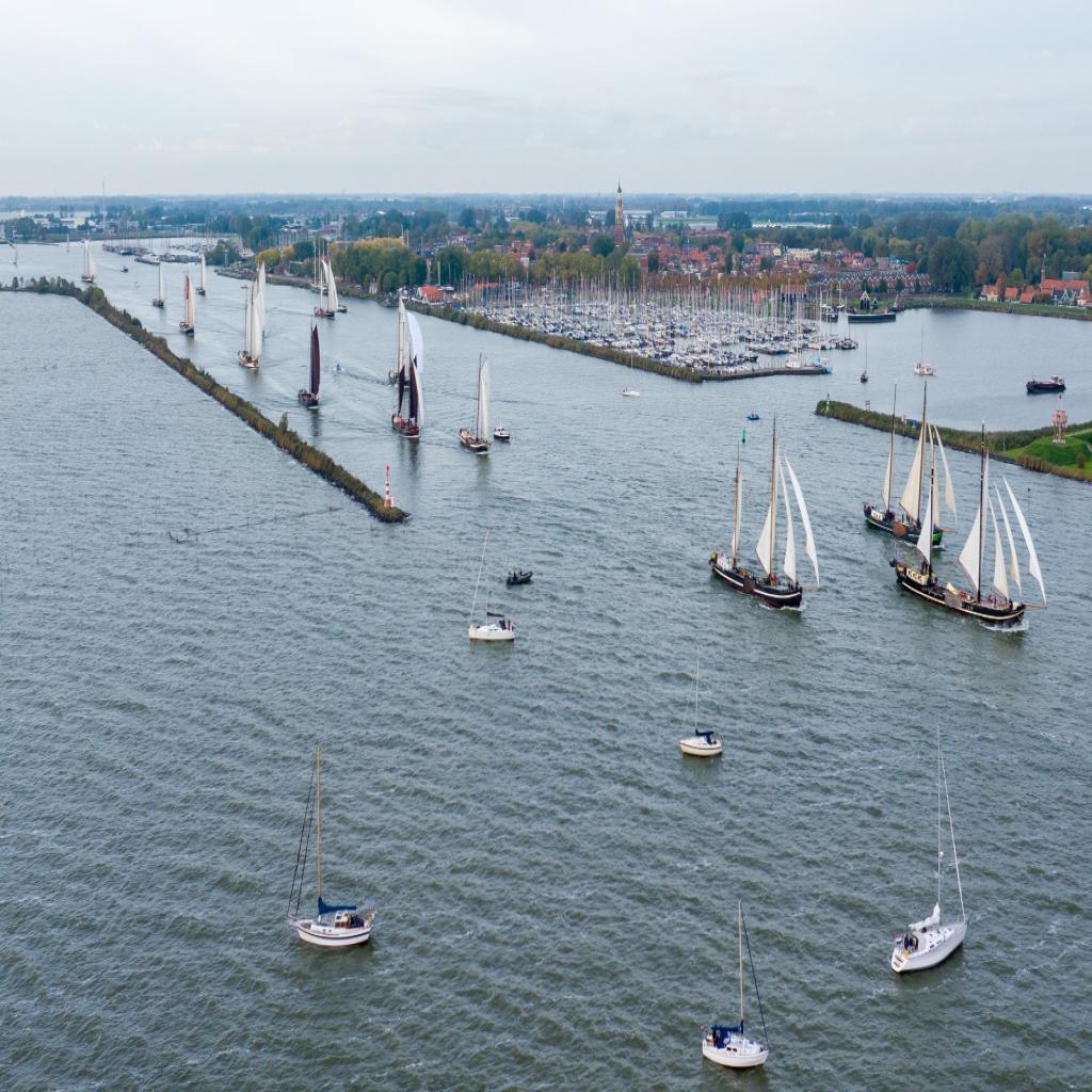 Anchor start of the Klipper Race Enkhuizen