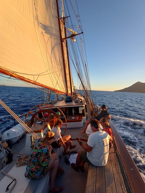 Sailing trip from Spain to Portugal with Tallship Twister