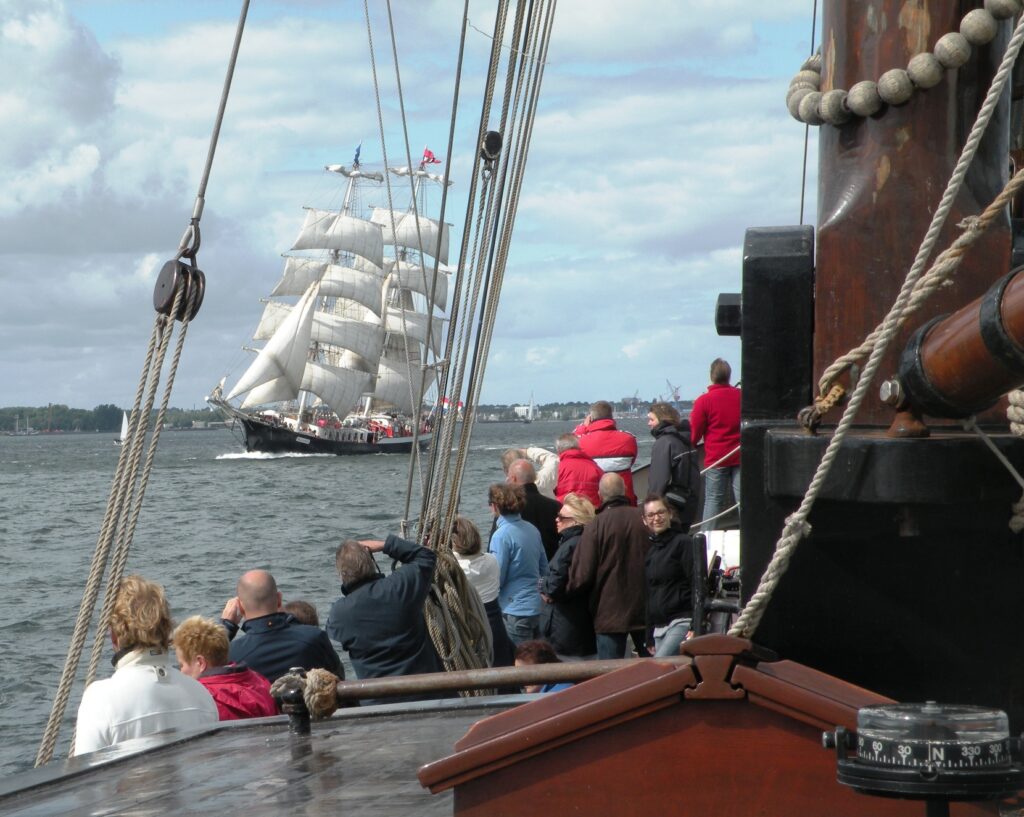 Sailing at Kieler Woche