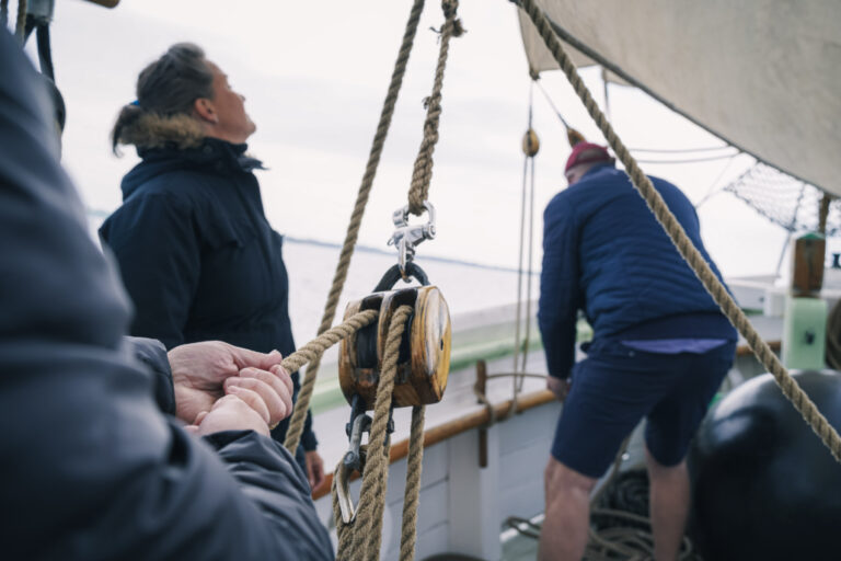 Zeilreis op een Deens schip