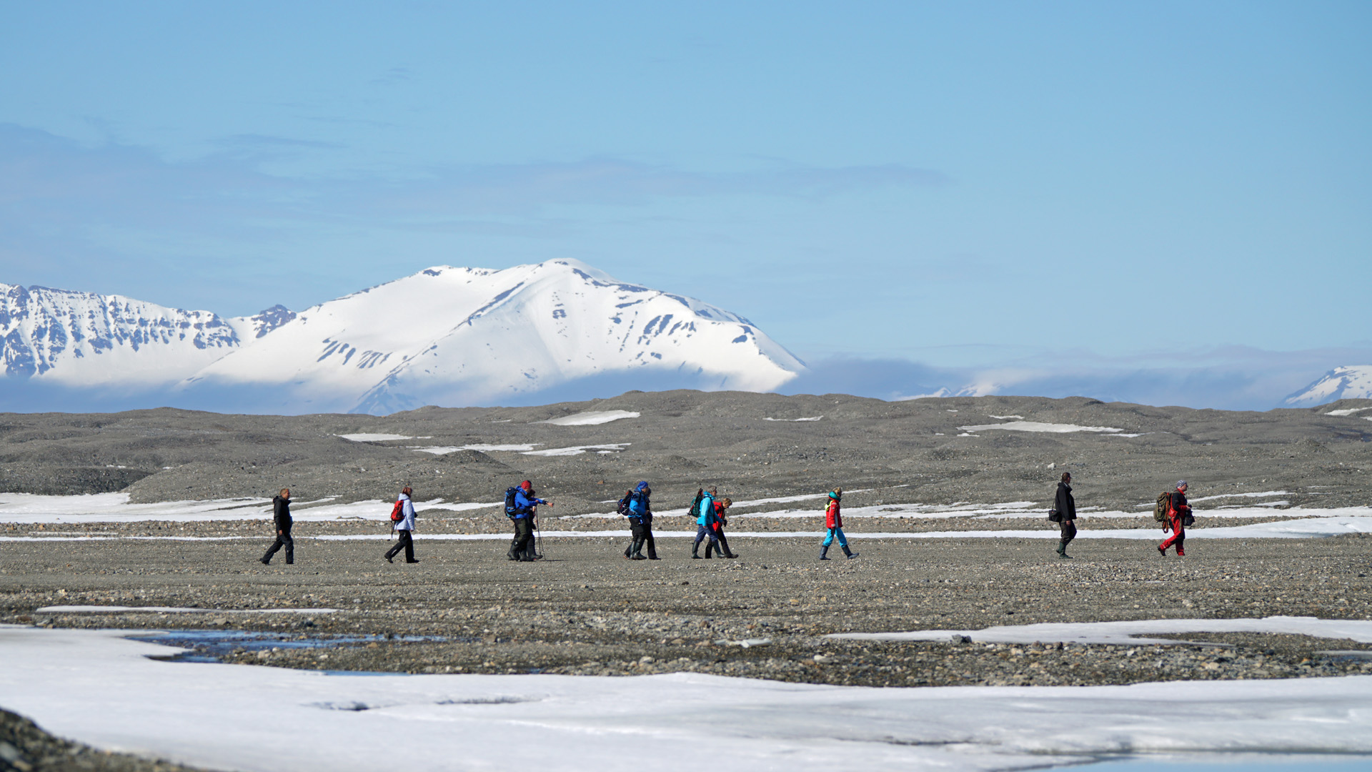Een excursie op Spitsbergen