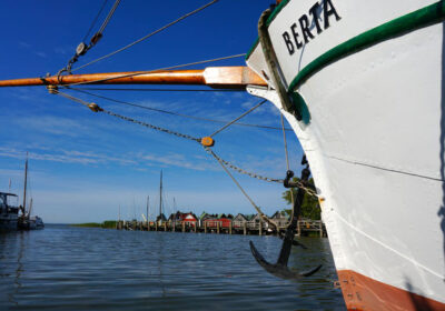 Berta von Lassan in de haven