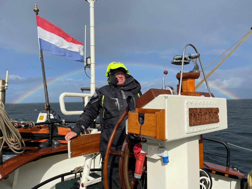 Sailing under a rainbow