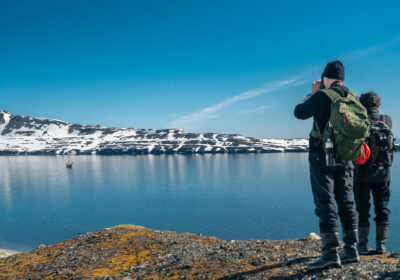 Noorderlicht Guests Ashore Wildlife Watching Svalbard