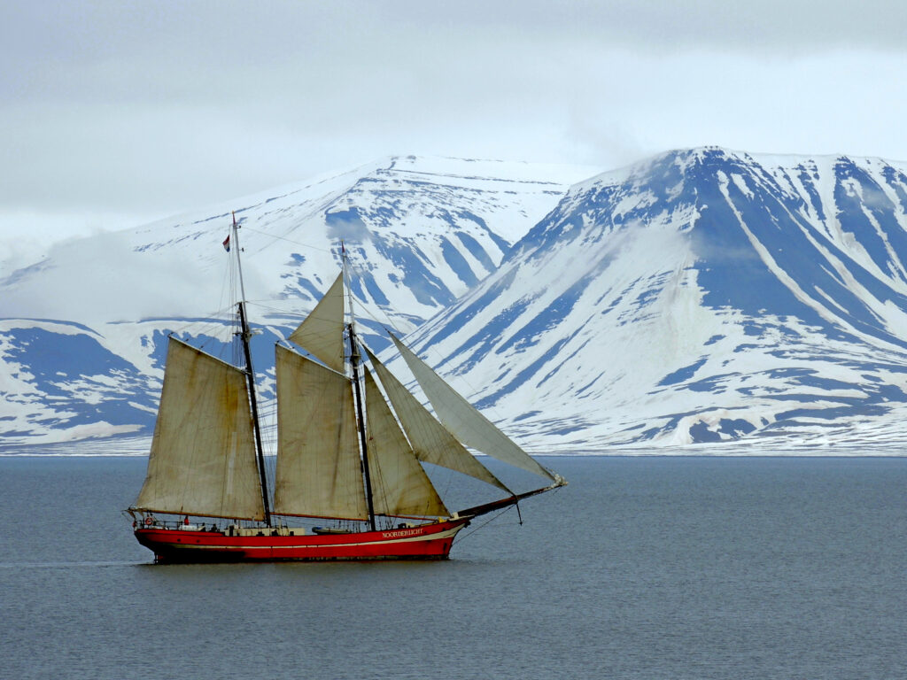 Tallship Noorderlicht under full sails